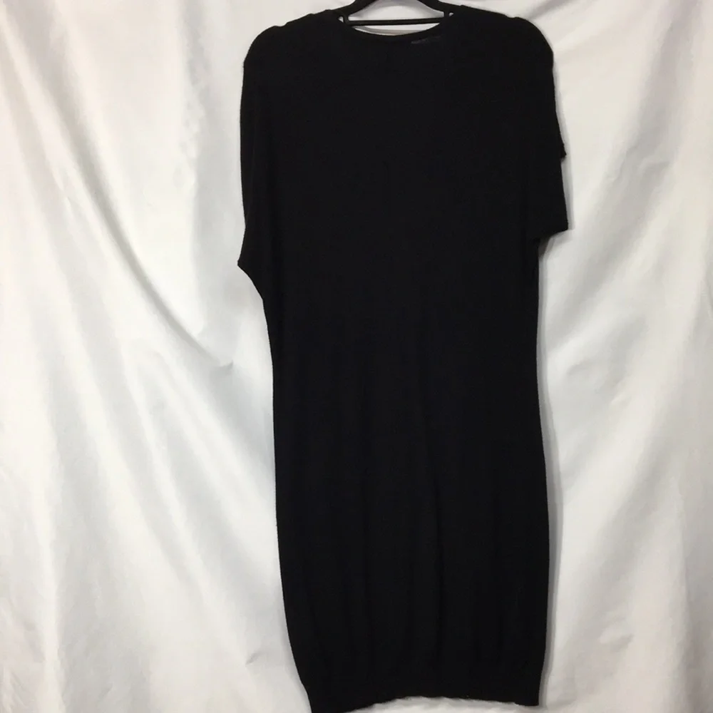 Calvin Klein Women’s Black Short-Sleeve Sweater Dress Size S Like-NEW